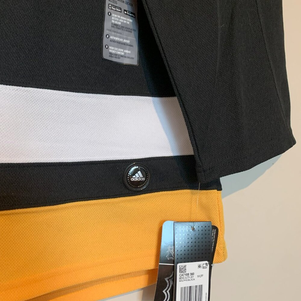 BRAND NEW W/ TAGS: Official adidas NHL Authentic Pittsburgh Penguins Jersey - Picture 6 of 10